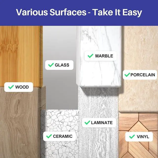 Alt view image 3 of 7 - Mop and Bucket with Wringer Set, Easy-to-Use Flat Floor Mop for Efficient Home Cleaning, Includes 2 Reusable Microfiber Pads, Ideal for Floors and Walls