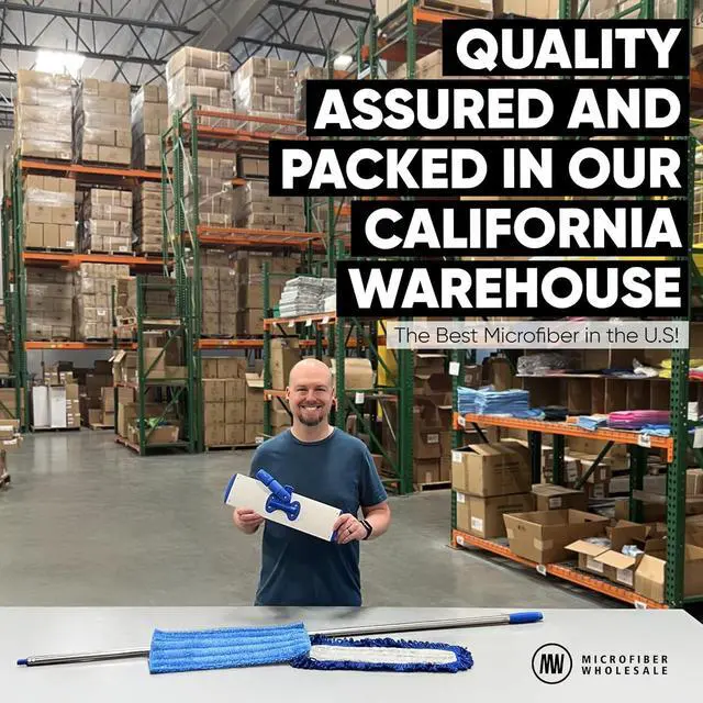 Alt view image 3 of 7 - 18" Professional Microfiber Mop - Hardwood Floor Mop - Dry & Wet Mop for Wood, Laminate, Tile, Vinyl Floors | Washable Pads | Wet & Dust Mopping | Adjustable Handle