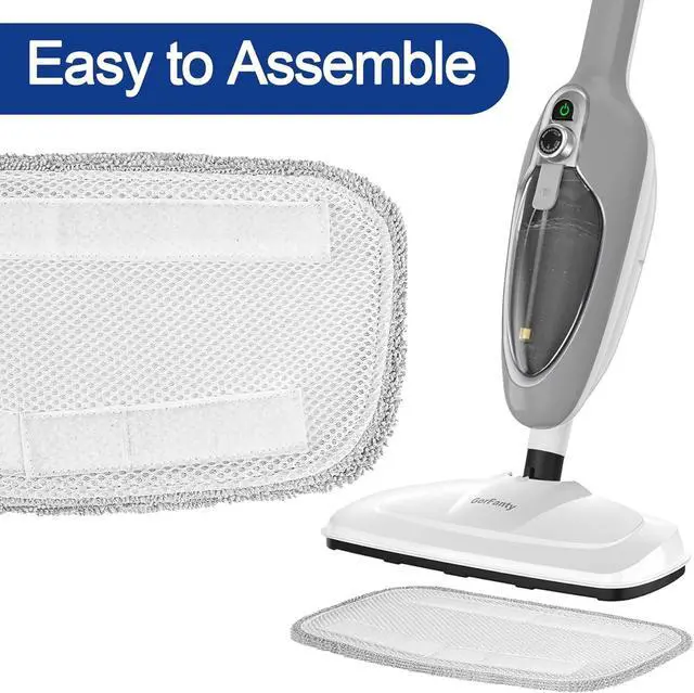 Alt view image 3 of 7 - 2 Packs Steam Mop Cloth Fits Steam Mop GF-6610 Washable, Reusable, Highly Absorbent Microfiber Steam Mop Pads Steam Mop Replacement Pads.