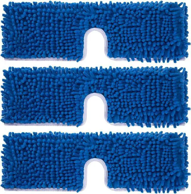 Main image of 3 Pack Mop Refills Compatible for Dua-Action Microfiber Mop, Mop Heads Replacements for Dry Wet Use, Double Sided All Surface Cleaning,Chenille Flip Mop Replace Head