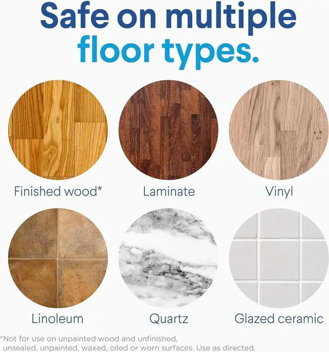 Alt view image 7 of 7 - Clorox Disinfecting Wet Mop Pad, Disposable Mop Heads, Multi-Surface Floor Wipes, Rain Clean, 2 Packs, 24 Wet Refills Per Pack (Package May Vary)