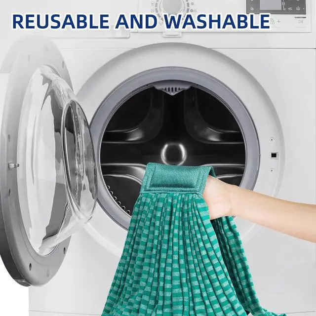 Alt view image 5 of 6 - 2 Pack Large Microfiber Tube Mop Heads,6 inch,Heavy Duty Mop Head,Highly Absorbent,Commercial Mop Head Replacement,Wet Mop Heads Replacement,for Hardwood, Tile, Laminate Floors,Green