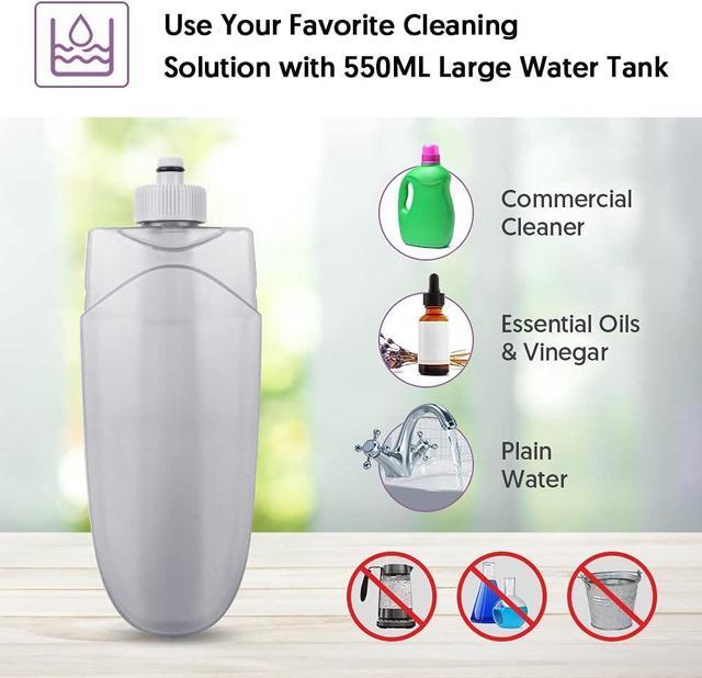 Alt view image 3 of 7 - Spray Mop for Floor Cleaning - HOMSIER Microfiber Floor Mops Wet Dry Flat Mop with 550ML Refillable Bottle 3 Washable Pads Replacement, Dust Mop for Wooden Laminate Tile Marble Kitchen Hard Floors