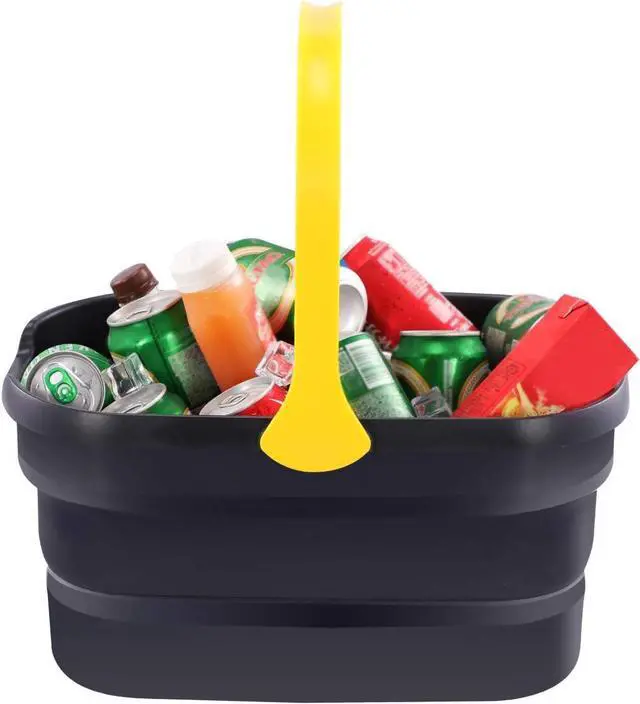 Alt view image 3 of 7 - Yocada Collapsible Plastic Bucket Mop Bucket 10L (2.6Gallon) Cleaning Washing Basket for Sponge&Flat&Cotton Mop Cleaning Washing