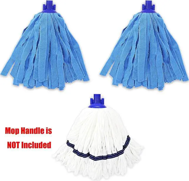 Alt view image 5 of 7 - Microfiber Cloth Mop Replacement Compatible with All Standard US Threading Pole &0.8" Diameter Mop Handle 3 Packs