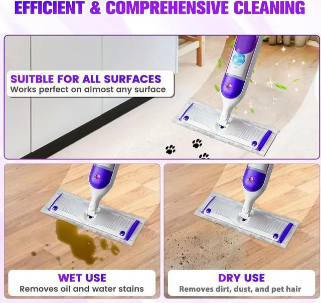 Alt view image 3 of 6 - 15 Count Disposable Mopping Pad Refills for Swiffer PowerMop Multi-Surface Mopping Pad Refills for Floor Cleaning