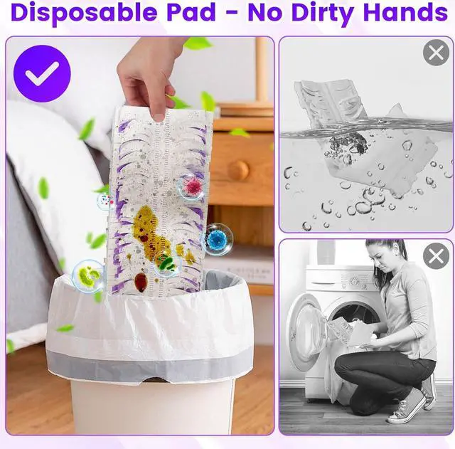 Alt view image 6 of 6 - 15 Count Disposable Mopping Pad Refills for Swiffer PowerMop Multi-Surface Mopping Pad Refills for Floor Cleaning