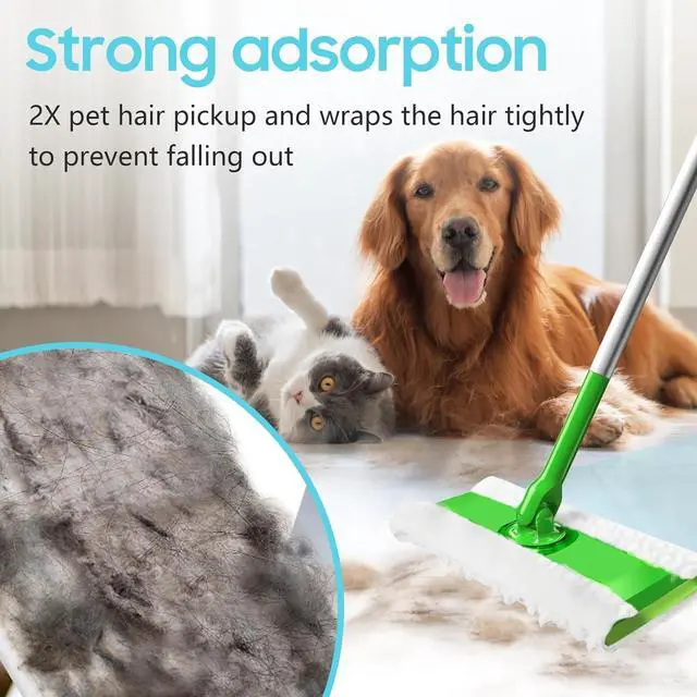 Alt view image 3 of 6 - AIR U+ Upgraded Heavy Duty Pet Dry Sweeper Pads for Swiffer Dry Sweeping Cloths Refills, 60 Count