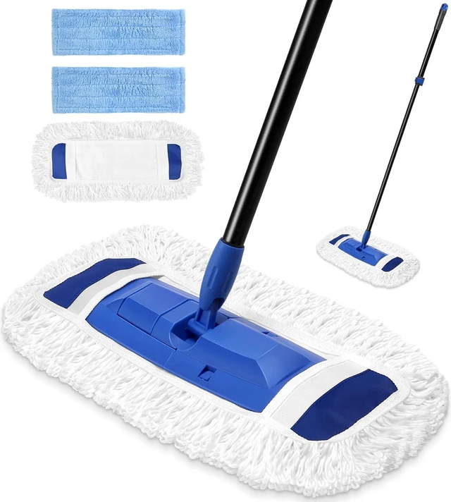 Metal Mop Frames 6 Pack 6-Pack Commercial Dust Mop Frames - 24 Inch ...