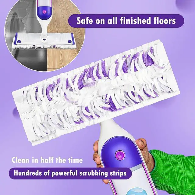 Alt view image 2 of 7 - 18 Count Disposable mop Pads Refills for Swiffer PowerMop Multi-Surface Mop and PowerMop Wood Mop, Replacement Pads Use for Floor Cleaning