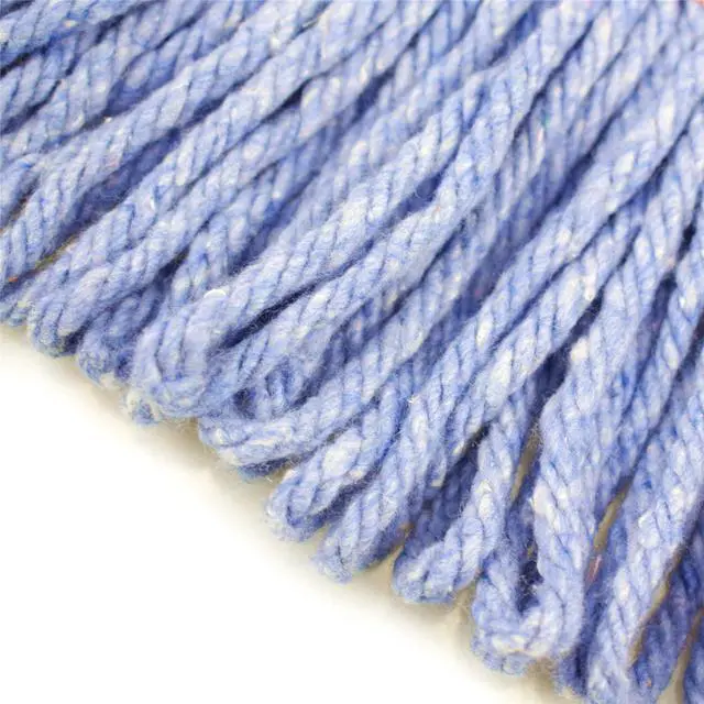 Alt view image 4 of 7 - Mop Head Replacement Commercial Heavy Duty String Blue Wet Mop Heads for 3 Typs Commercial Mop Handle(2,Large)