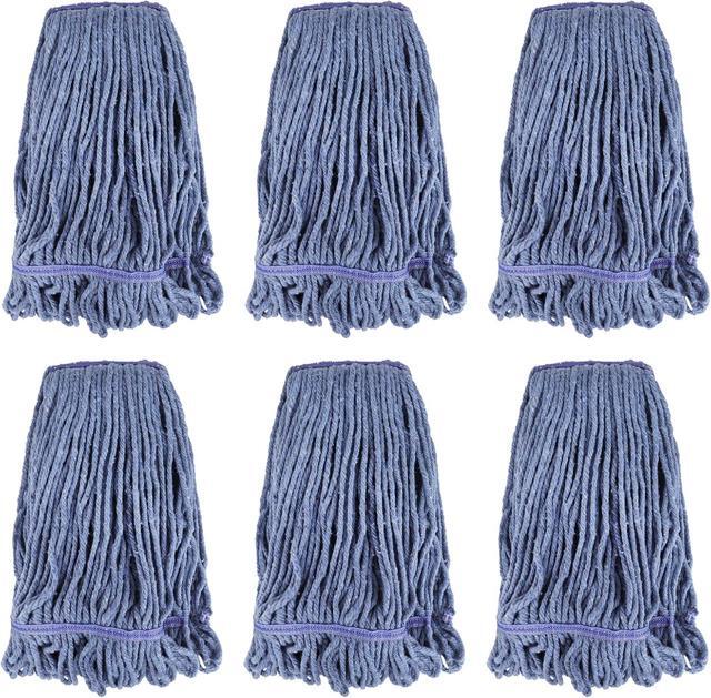 Looped End Mop Refills Heavy Duty Commercial Mop Replacement Heads – Pack Of 3, Loop-End Cotton Mop Refills For Industrial & Commercial Cleaning Washable Commercial Mop Heads