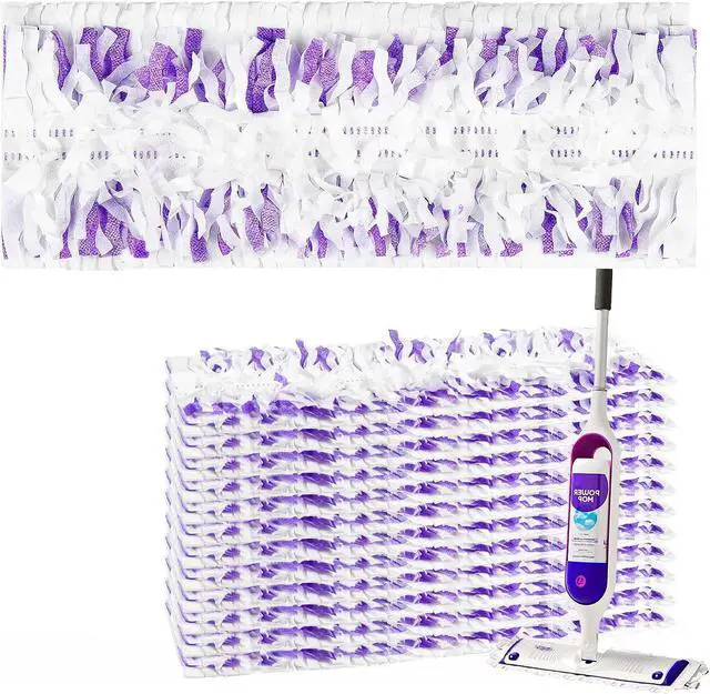 Main image of 12 Pack Disposable Mop Pads for Swiffer PowerMop Multi-Surface Floor Mop, Mopping Pad Refills for Floor Cleaning