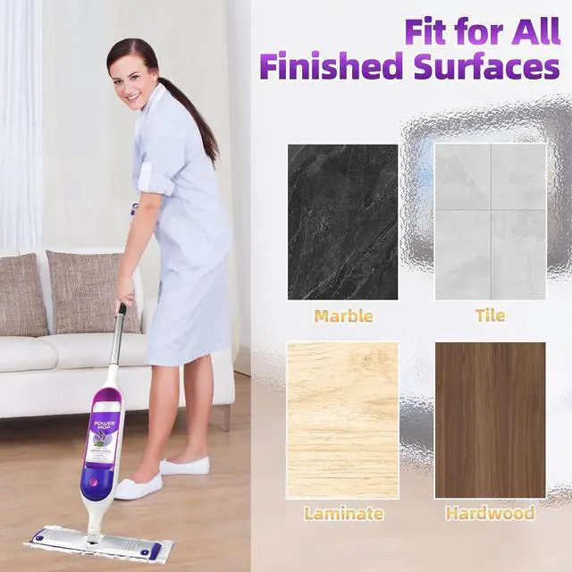 Alt view image 5 of 7 - 12 Pack Disposable Mop Pads for Swiffer PowerMop Multi-Surface Floor Mop, Mopping Pad Refills for Floor Cleaning