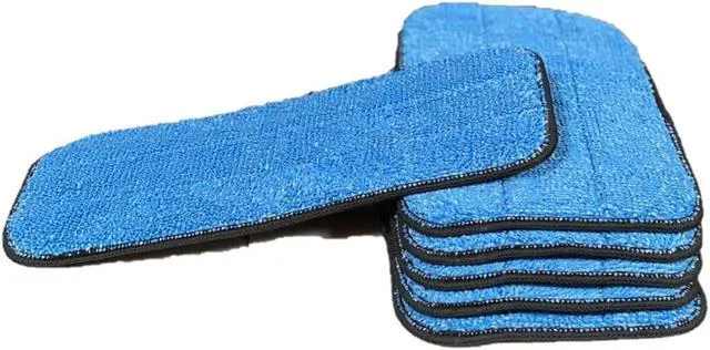 Main image of Real Clean 10 Inch Microfiber Wet and Dry Mop Pad Refills Fits 9 to 10 Inch Mop Frames(Pack of 6)