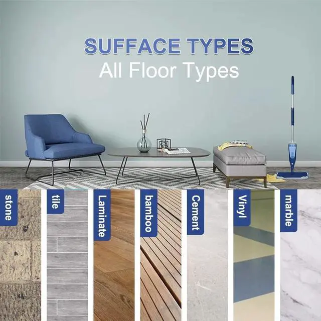 Alt view image 4 of 6 - 6 Pack Microfiber Mop Pads for Bona Microfiber Cleaning Pad Compatible with Bona Mop for Hardwood Floor 18 Inch