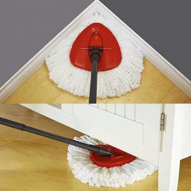 Alt view image 5 of 7 - 12Pack Spin Mop Heads Replacements, Easy Cleaning Microfiber Mop Refills, 360 Degree Spin Mop Replacement Heads, Easy Wring Spin Mop Refill for All Hard Surfaced Floors