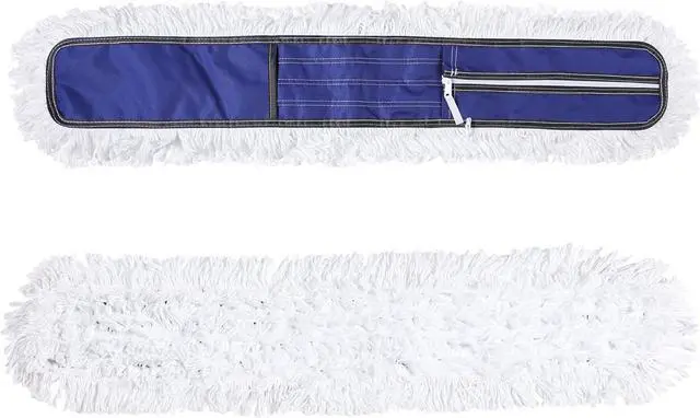 Main image of Microfiber Mop Pads 2 Pieces Just Fit CLEANHOME 36" Industrial Dust Mop: B08R3F1ZZM,Blue