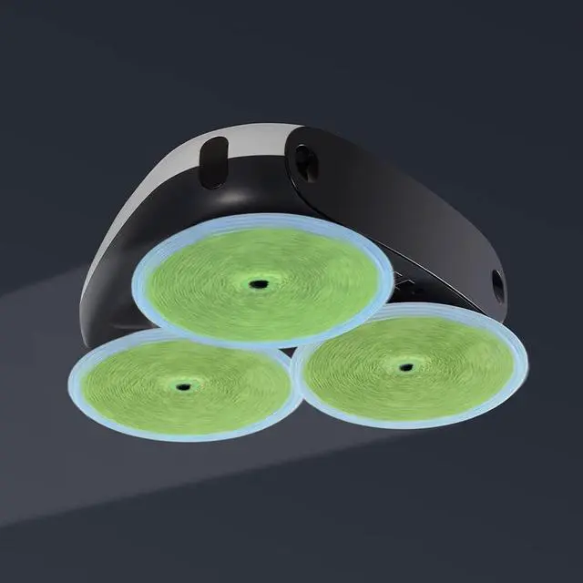 Alt view image 3 of 3 - EVERYBOT Replacement Accessory of Three-Spin and Edge, Washable Microfiber Mop Pads for Robot (6pcs)