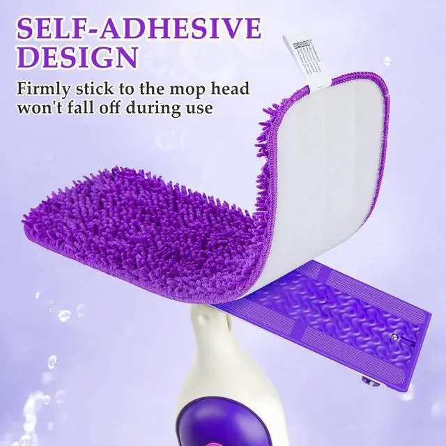 Alt view image 5 of 5 - Microfiber Mop Pads for Swiffer PowerMop: Papclean Wet Dry Mopping Pads Refill Floor Cleaner - 6 Pcs Reusable Cloths for 13" -15" Power Mop Wood Multi-Surface Floor Cleaning