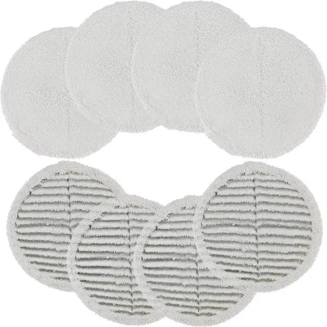Main image of Replacement Mop Pads for Compatible with Bis-Sell Spinwave 2124 2039A 2307 23157 20391 20399 - Hard Floor Mop Pads Kit (Included 4 Soft Pads+4 Scrubby Pads)