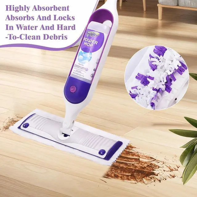 Alt view image 4 of 7 - 20 Count Disposable Mopping Pad Refills for Swiffer PowerMop Multi-Surface Mop Pad Refill for Swiffer Power Mop for Cleaning Floors