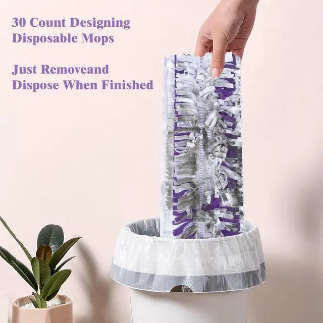 Alt view image 7 of 7 - 20 Count Disposable Mopping Pad Refills for Swiffer PowerMop Multi-Surface Mop Pad Refill for Swiffer Power Mop for Cleaning Floors