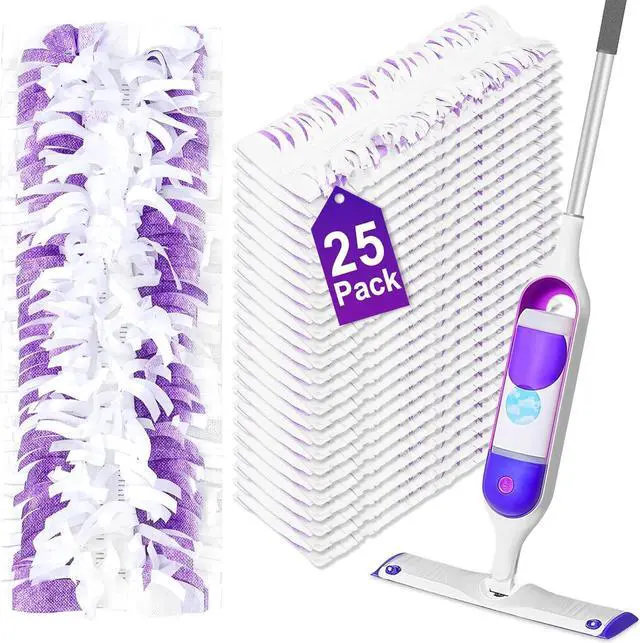 Main image of Disposable Mopping Pad Refills Compatible with Swiffer Power Mop Pads Multi-Surface for Floor Cleaning Replacement for Swiffer Mop Pads,25 Pack