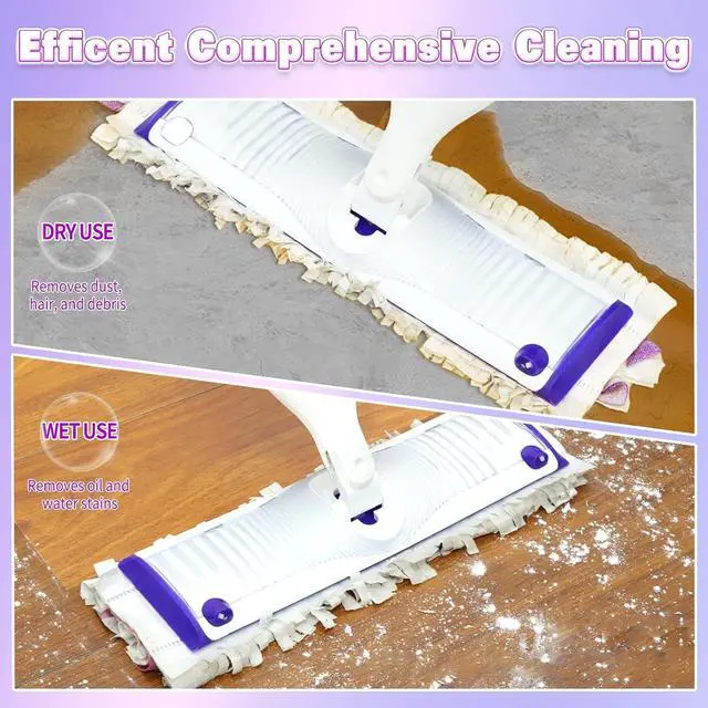 Alt view image 4 of 7 - Disposable Mopping Pad Refills Compatible with Swiffer Power Mop Pads Multi-Surface for Floor Cleaning Replacement for Swiffer Mop Pads,25 Pack