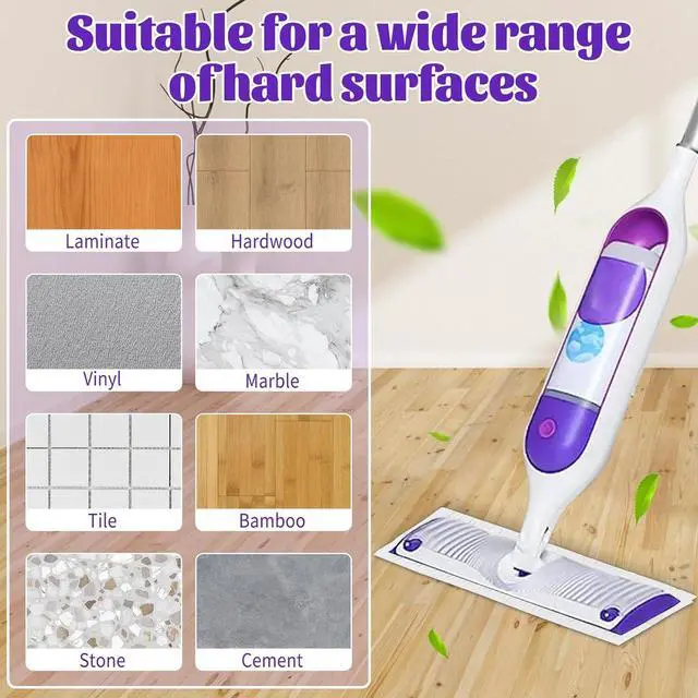 Alt view image 4 of 7 - 20 Pack Disposable Mop Pads Compatible with Swiffer Power Mop Pads Replacement for Swiffer Power Mop Refills, Multi-Surface Mopping Pad Refills, Wet Pads Refill for Floor Cleaning