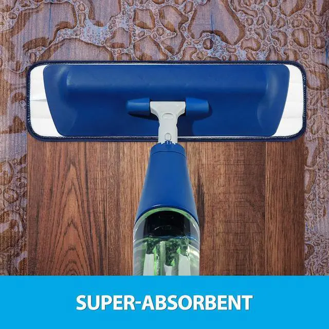 Alt view image 4 of 6 - 6 Pack Microfiber Cleaning Pads for Bona Mop, Safe for Hardwood and Hard-Surface Floors, Reusable Microfiber Mop Pads for 18 Inch Mop, No Residue, Super-Absorbent, Over 500 Machine Washes