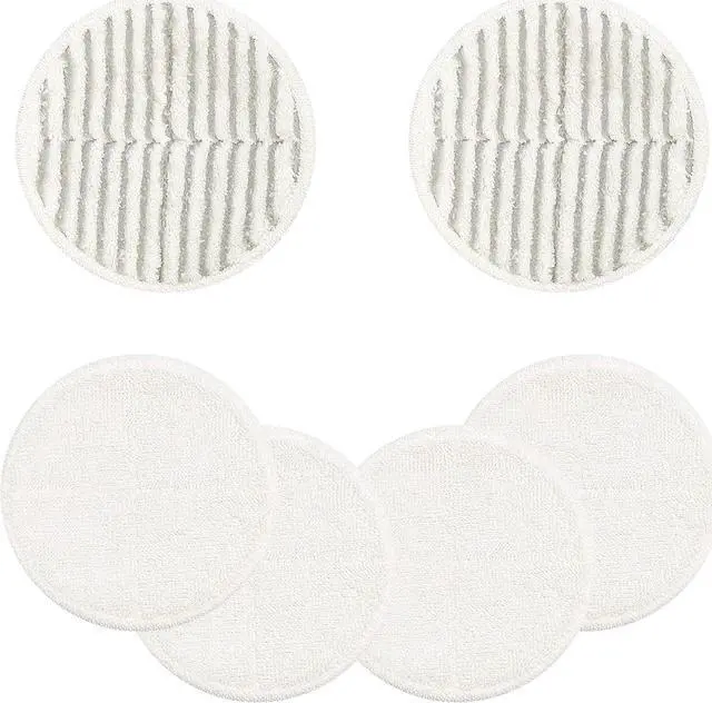 Main image of 2124 Replacement Pads for Bissell Spinwave Spin Mop, 2 Scrubby Pads and 4 Soft Pads Compatible with Bisell Spinwave 2039 2039A 2039Q 2039T 2039W 20391 20395 20399 2307 23157 2315A Mop Pad Kit LUXRILIX