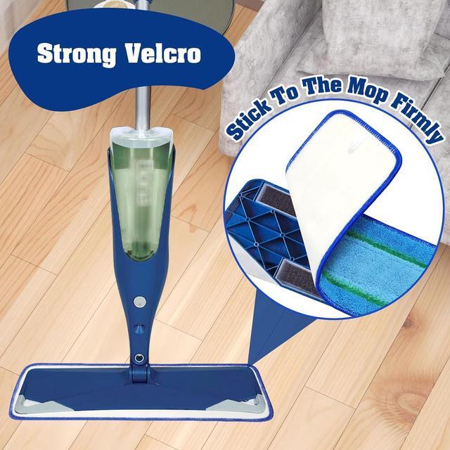 Alt view image 4 of 6 - 8 Pack Deep Cleaning Replacement Pads for Bona Family of Mops, Premium Microfiber Floor Mop for Hardwood Floors and Multi-Surface Floor Cleaner