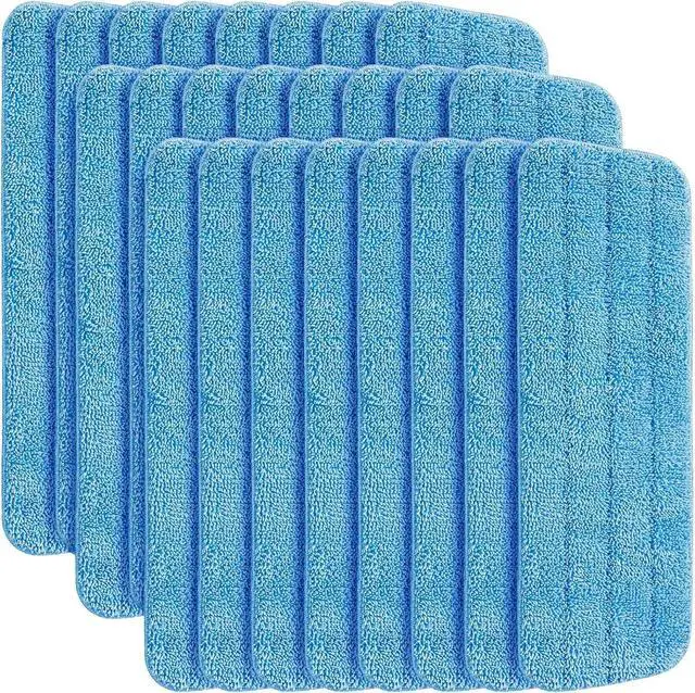 Main image of 24 Pack Microfiber Mop Pad, Spray Mop Replacement Heads for Wet Dry Mops, Machine Washable Reusable Household Replacement Pads for Hardwood and Hard Surface Floor Cleaning and Scrubbing