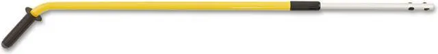 Alt view image 2 of 4 - Rubbermaid Commercial Products HYGEN Quick-Connect Ergonomic Extension/Extendable Handle/Stick, 48"-72", Yellow, for Janitorial/Professional Microfiber Floor Cleaning/Mopping