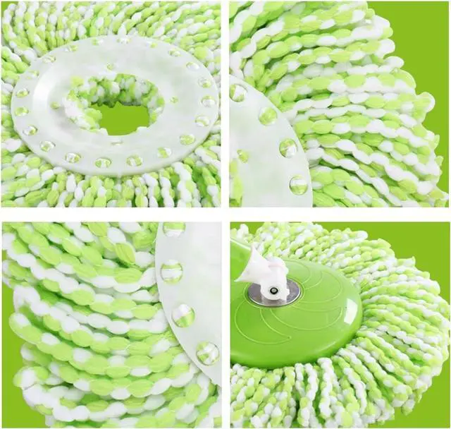 Alt view image 5 of 6 - 6 Pack Spin Mop Refill Pads Compatible with SIMPLI-Magic 79349 79117 979193 79229 Spin Mop Cleaning System, Part No.79161