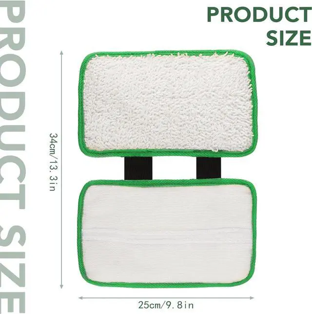 Alt view image 3 of 7 - Mop Pads Replacement Compatible with Shark Sonic Duo Hardwood Floor Cleaner - Reusable and Washable Mop Cloth Refill (5 Pack)