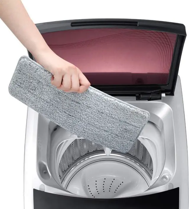 Alt view image 7 of 7 - Bulletproof Microfiber Mop Replacement Heads - 5 Pack Washable Pads for Floor Cleaning Compatible with Tethys & Most 11 - 13 Flat Squeeze Mops for Wet/Dry Mopping, Sanitizing, and Scrubbing Hardwood