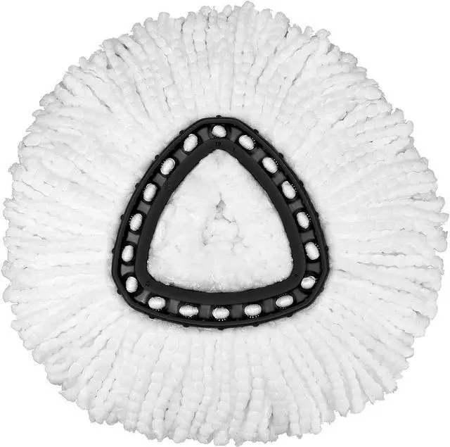 Alt view image 6 of 7 - Mop Heads Replacement for O-Ceda Easy Wrin Spin Mop, Microfiber Spin Mop Refills, Easy Cleaning Mop Head Replacement (8)