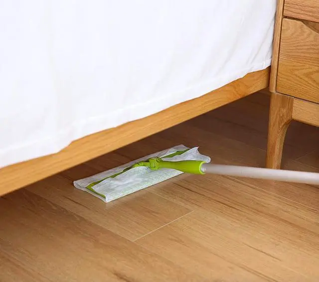 Alt view image 6 of 7 - Dry Mop Refills Sweeper 160 Count Disposable Dusting Cloths Dry Sweeping Refills Dry Duster Cloths Mop Pads Floor Cloth Refills Electrostatic Cloths 7.9"x11.6" Box Packing