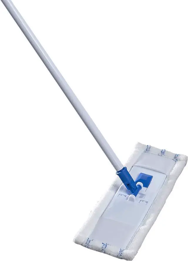 Main image of Mr. Clean Machine-Washable Microfiber Wet/Dry Mop, White/Blue