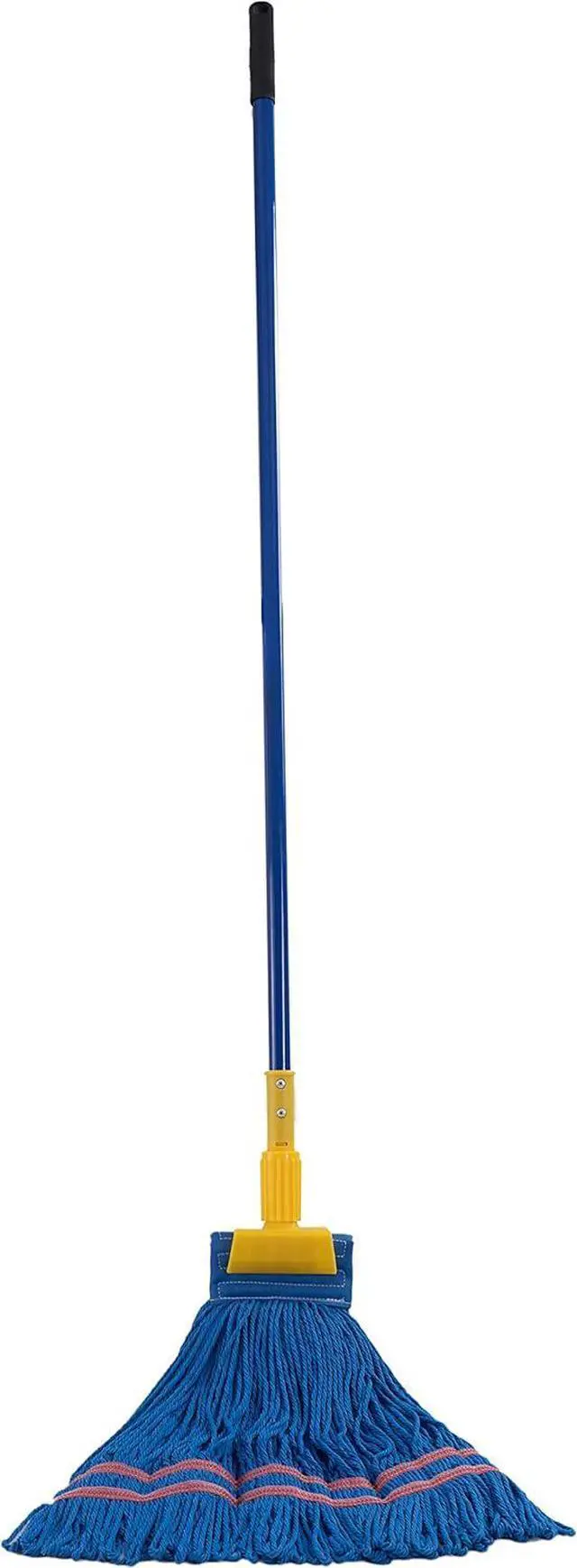 Alt view image 7 of 7 - Matthew Cleaning Commercial Quick-Change Iron Mop Handle for Floor Cleaning Heavy Duty Mop Stick Replacement 60inch Jaw Clamp-Style Wet Mop Handle 6 Packs