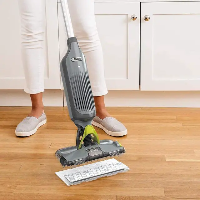 Alt view image 3 of 7 - Shark VACMOP Disposable Hard Floor Vacuum and Mop Pad Refills, Absorbent & Durable Mop Pad Refills, Easy-to-Use for Floors (60 ct.)