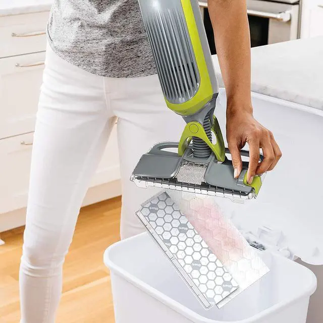 Alt view image 6 of 7 - Shark VACMOP Disposable Hard Floor Vacuum and Mop Pad Refills, Absorbent & Durable Mop Pad Refills, Easy-to-Use for Floors (60 ct.)