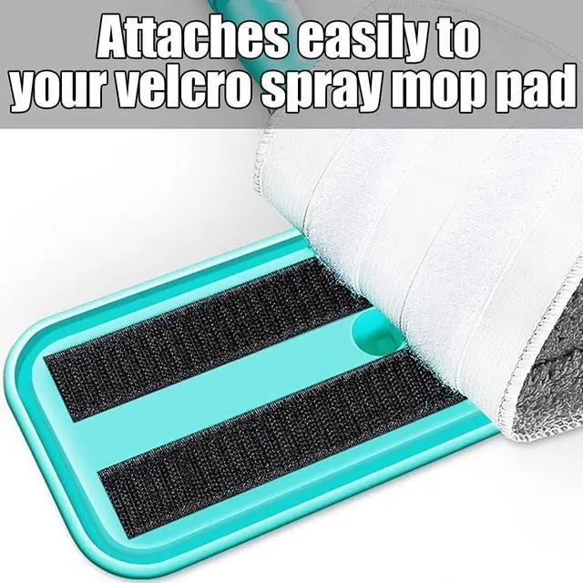 Alt view image 3 of 7 - 6 Pack Microfiber Spray Mop Replacement Heads for Wet Dry Mops, Premium Floor Cleaning Pads, Reusable Replacement Refills Compatible with Bona Floor Care System - Dark Gray