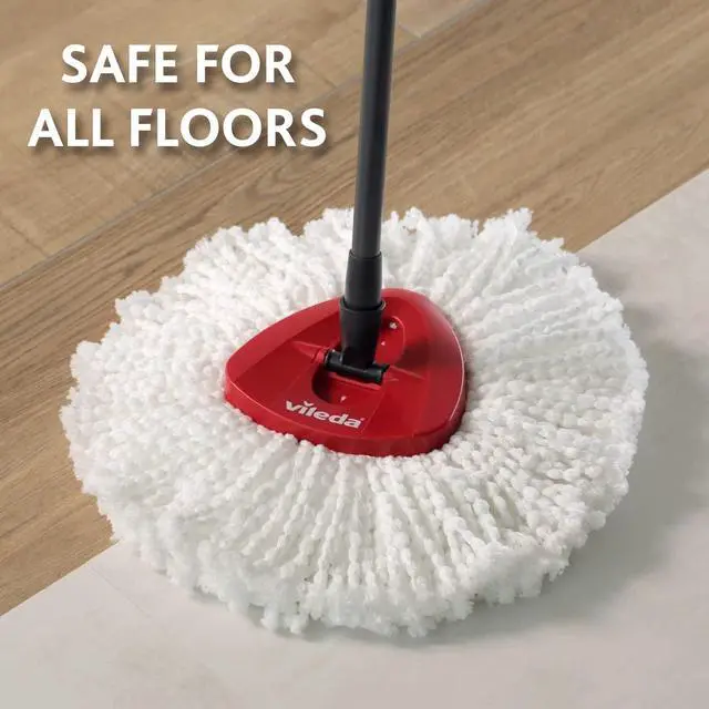 Alt view image 5 of 6 - Vileda EasyWring and Clean Turbo Classic Microfibre Mop Refill Head, Pack of 2
