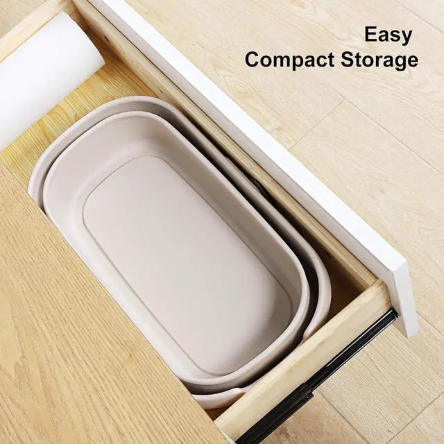 Alt view image 4 of 7 - Eyliden Collapsible Bucket, Bucket for Cleaning Mop, 10L(2.6Gallon) Multiuse Foldable Water Pail, Portable Handy Basket for Cleaning Mop, Camping, Tailgating and More