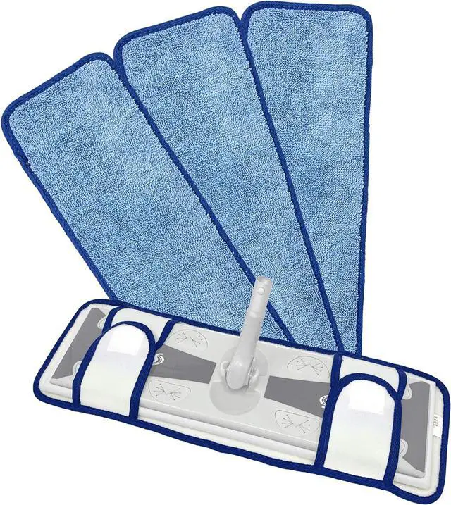 Main image of 18" Microfiber Mop Pads with Straps 3-Pack (X-Large)