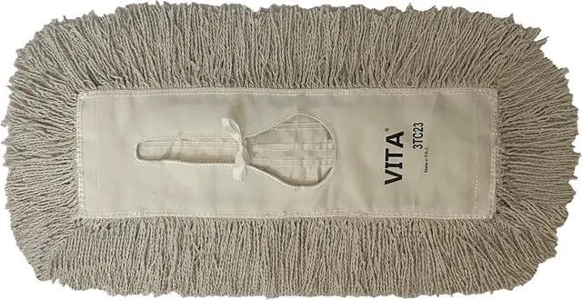 Alt view image 2 of 7 - Ultimate Dust Mop Kit: Industrial-Grade Performance, Heavy-Duty Frame, Telescopic Handle - White 18 Inch