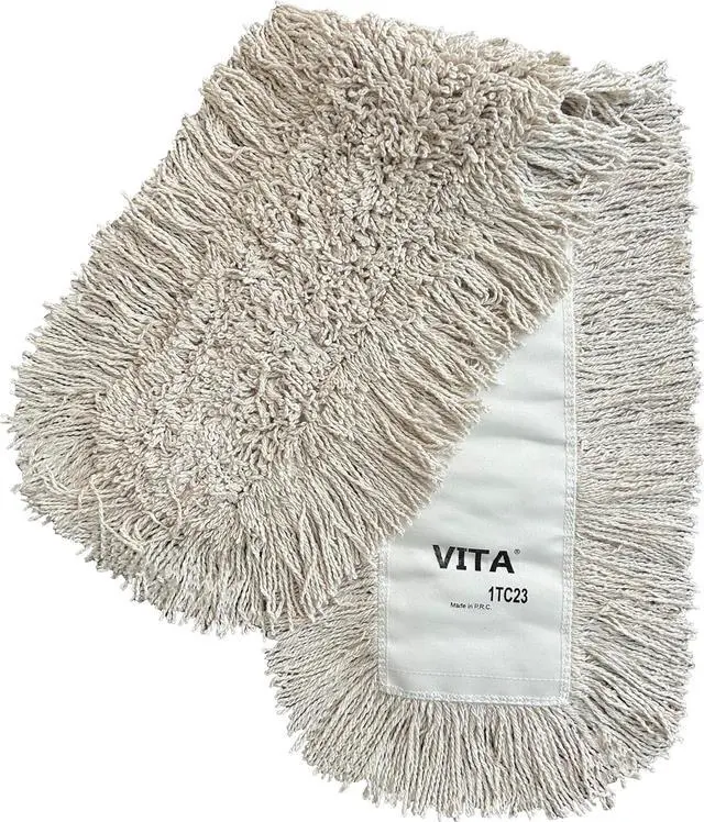 Alt view image 7 of 7 - Ultimate Dust Mop Kit: Industrial-Grade Performance, Heavy-Duty Frame, Telescopic Handle - White 18 Inch